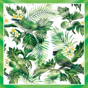 khăn bandana lụa silk họa tiết tự nhiên - Mã 11 44