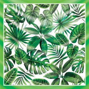 khăn bandana lụa silk họa tiết tự nhiên - Mã 12 44