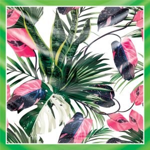 khăn bandana lụa silk họa tiết tự nhiên - Mã 08 44