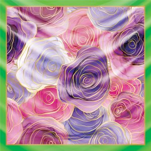 khăn bandana lụa silk họa tiết tự nhiên - Mã 09 44