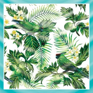 khăn bandana lụa silk họa tiết tự nhiên - Mã 11 46