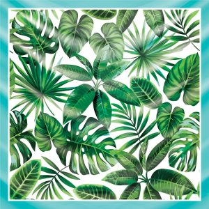 khăn bandana lụa silk họa tiết tự nhiên - Mã 12 46