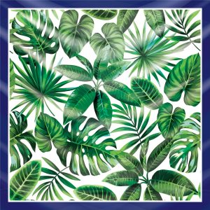 khăn bandana lụa silk họa tiết tự nhiên - Mã 12 48