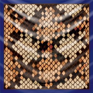 khăn bandana lụa silk họa tiết tự nhiên - Mã 05 48